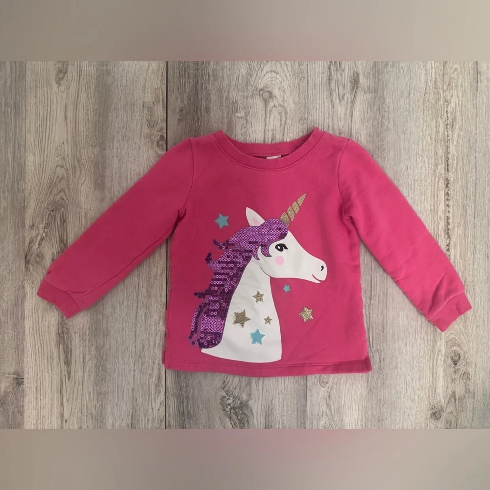 Carter's Pink Unicorn Sweatshirt for Kids